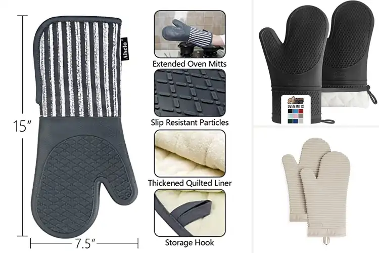 Detailed view of 10 Best High Temperature Oven Mitts