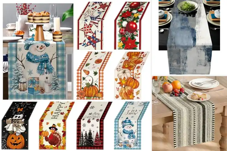Detailed view of Best Holiday Party Table Runner