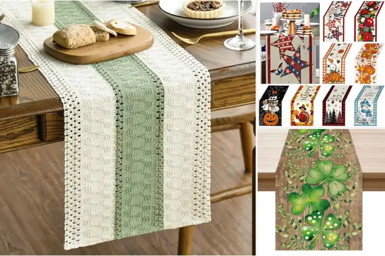 Detailed view of Best Holiday Table Decor Runner: 10 Chic Picks