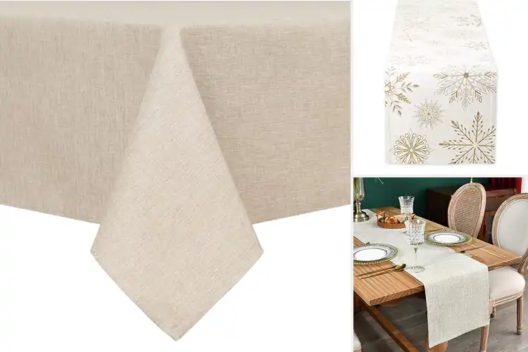 Detailed view of 10 Best Holiday Table Linens For Tables: Elevate Your Gatherings
