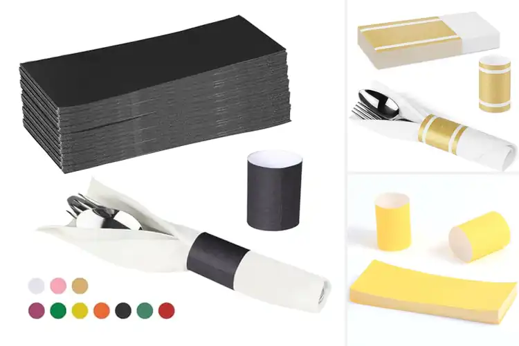 Detailed view of Best Holiday Table Napkin Bands