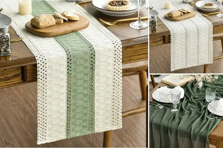 Detailed view of Best Holiday Table Runner Décor