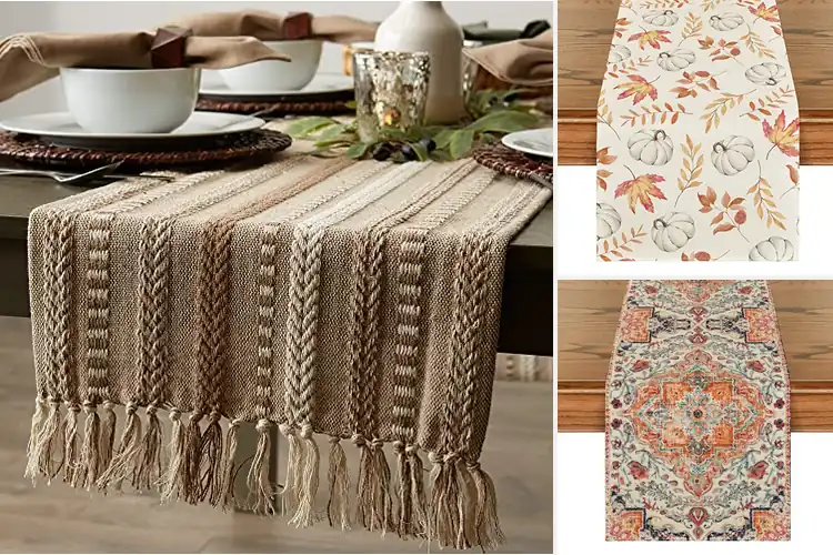 Detailed view of 10 Best Home Table Runners for Lasting Elegance