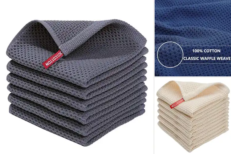 Detailed view of Best Honeycomb Weave Dishcloths
