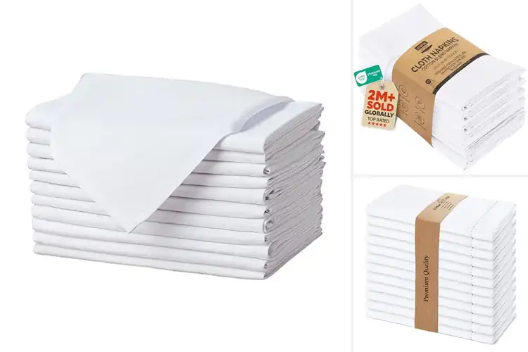 Detailed view of 10 Best Hotel Table Napkins for a Luxurious Dining Experience