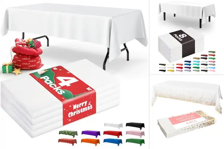 Detailed view of 10 Best Hygienic Disposable Tablecloths For Party Tables