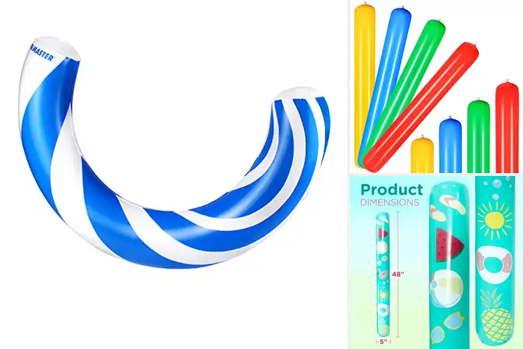 Detailed view of 10 Best Inflatable Noodles for Fun and Relaxing Floats