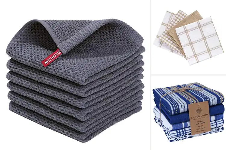 Detailed view of 10 Best Kitchen Dish Cloths: Lint-Free & Absorbent
