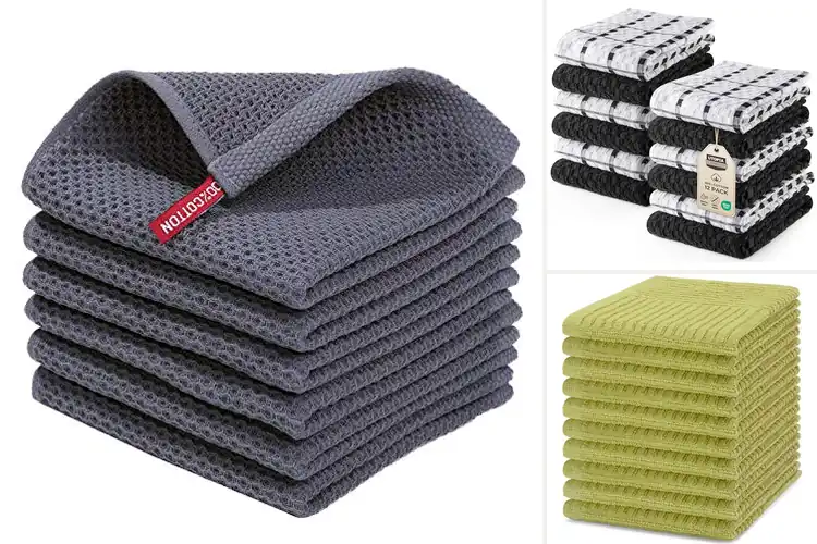 Detailed view of 10 Best Kitchen Dish Towels for Effortless Cleanup