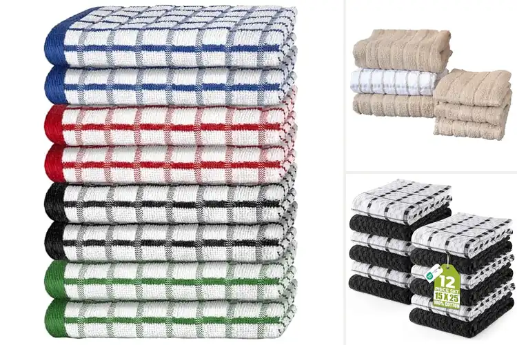 Detailed view of Best Kitchen Dish Towels Value Pack