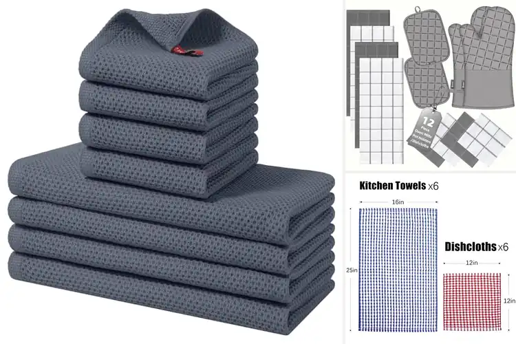 Detailed view of 10 Best Kitchen Dishcloth Sets: Effortless Cleaning Heroes