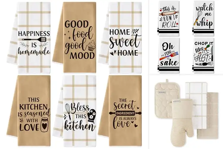 Detailed view of Best Kitchen Gift Set Dish Towels