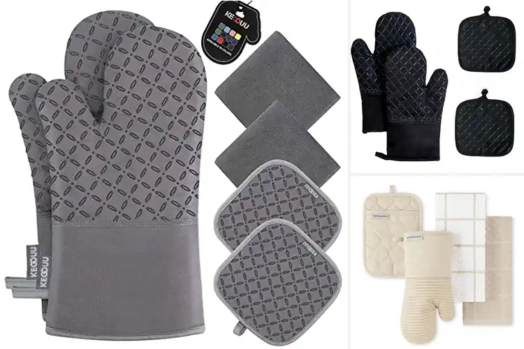 Detailed view of Best Kitchen Mitt Sets