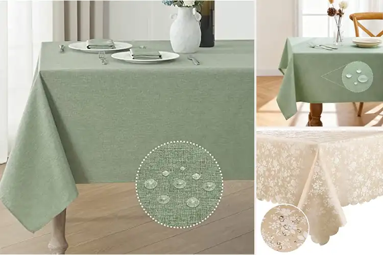 Detailed view of 10 Best Kitchen Tablecloths: Stain‑Resistant Elegance