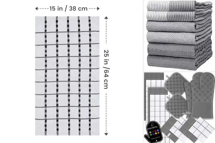 Detailed view of 10 Best Kitchen Towels Sets : Absorbent & Time-Saving