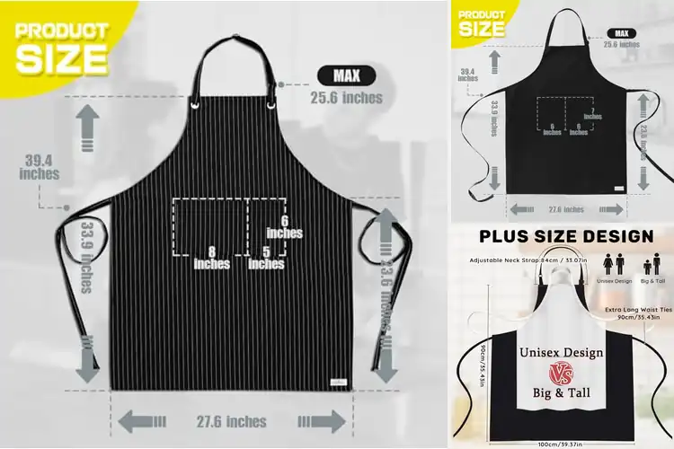 Detailed view of Best Large Cooking Aprons