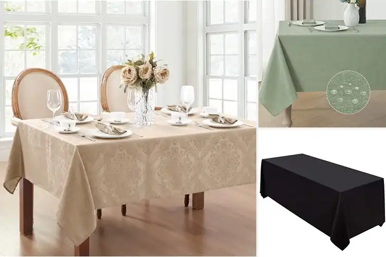 Detailed view of 10 Best Large Rectangular Tablecloths: Durable & Stylish