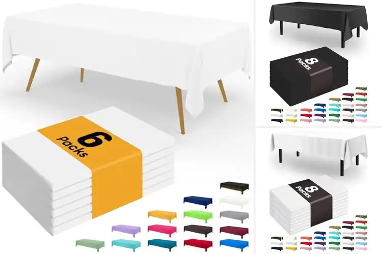 Detailed view of Best Leakproof Sturdy Plastic Table Covers