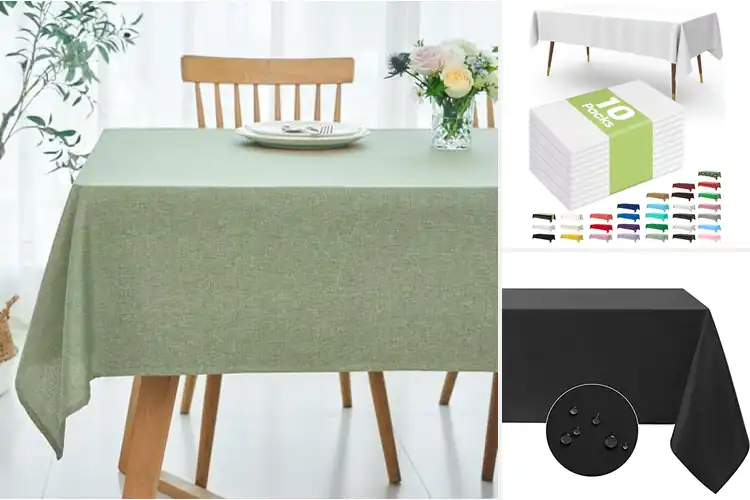 Detailed view of 10 Best Leakproof Table Cloths to Keep Tables Clean