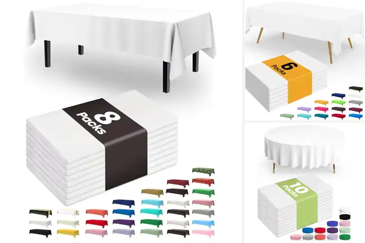 Detailed view of 10 Best Leakproof Tablecloths for Outdoor Events – Easy Clean