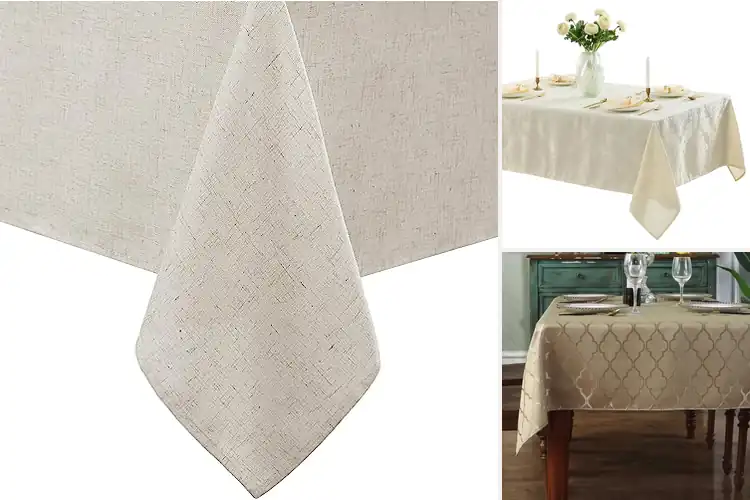 Detailed view of 10 Best Luxury Tablecloths: Elevate Your Dining