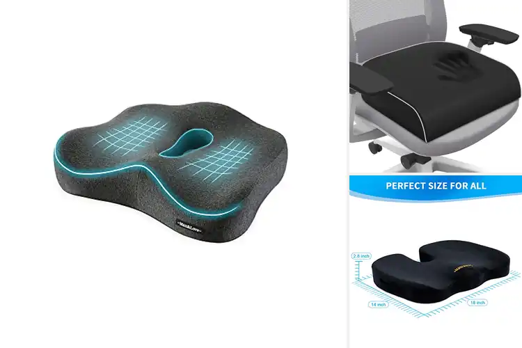 Detailed view of 10 Best Memory Foam Seat Pillows: Sit Comfortably