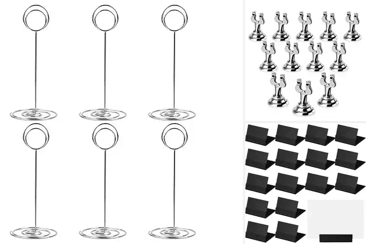 Detailed view of Best Metal Place Card Holders