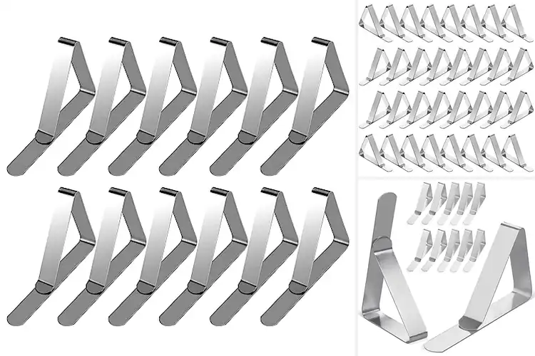 Detailed view of Best Metal Table Cloth Clips