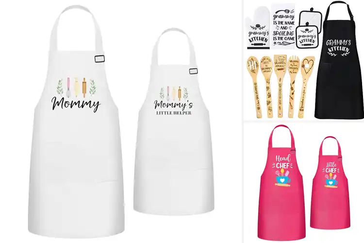 Detailed view of Best Mother’s Day Apron Sets