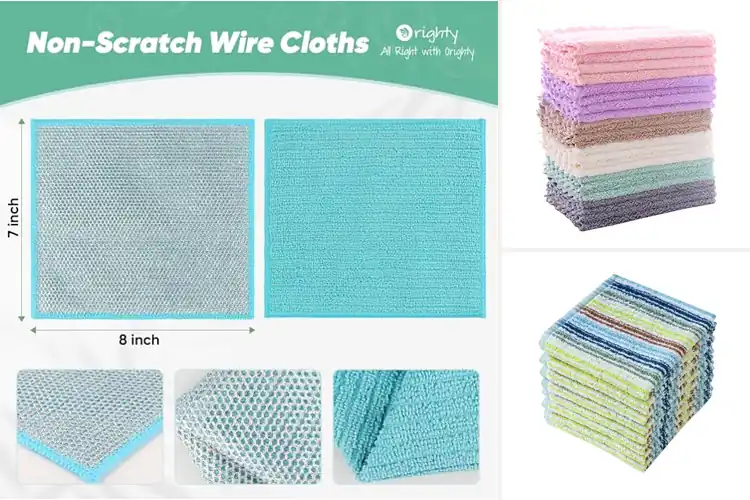 Detailed view of 10 Best Multi-Color Dish Cloths: Fun, Fast Cleanup