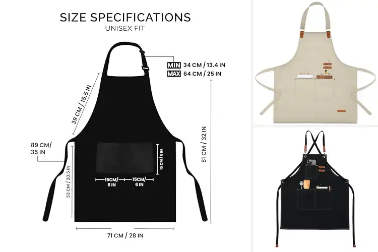 Detailed view of Best Multipurpose Aprons