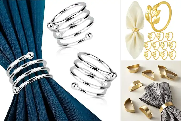 Detailed view of Best Napkin Ring Sets For Gift Ideas