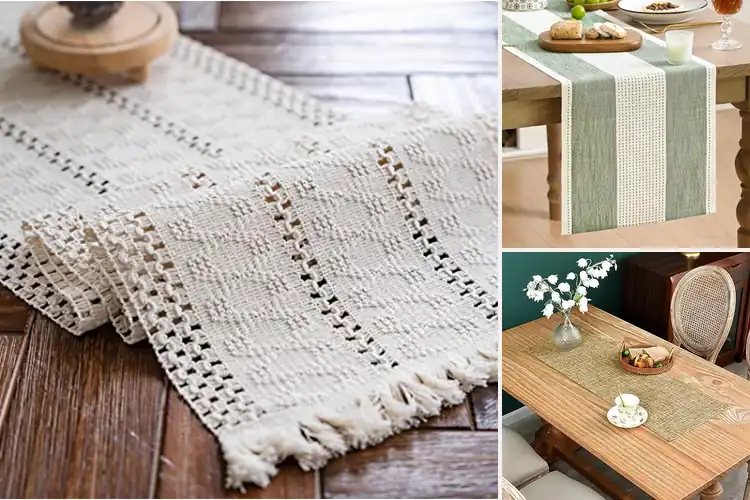 Detailed view of Best No Iron Table Runner: Effortless Elegance for Your Home