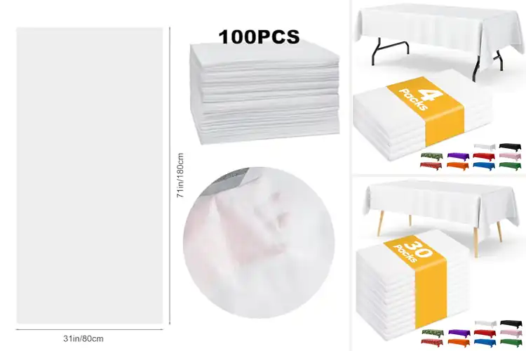 Detailed view of Best No-Tear Disposable Table Covers