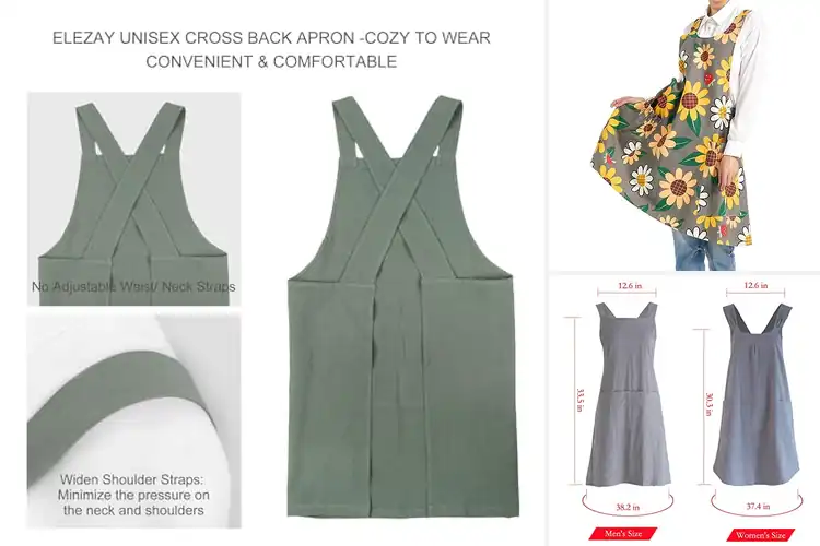 Detailed view of Best No Tie Aprons With Pockets