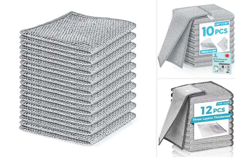 Detailed view of 10 Best Non Scratch Dish Cloths for Effortless Cleaning