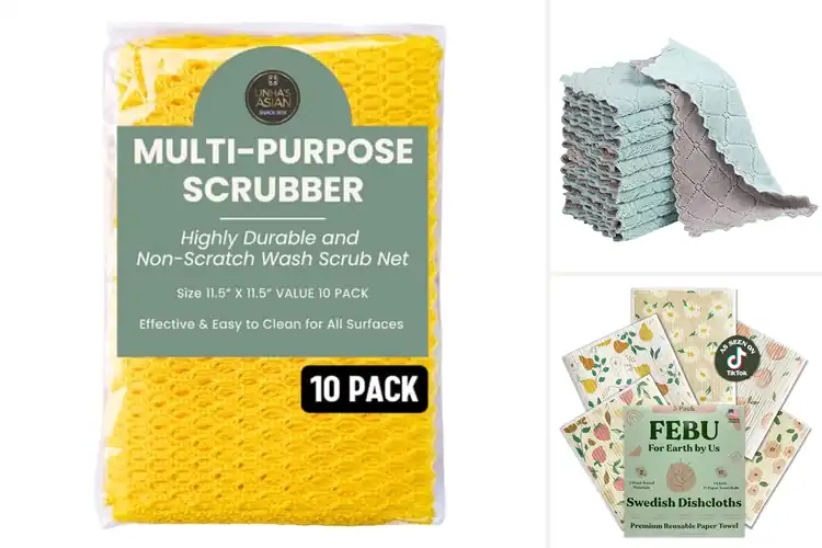 Detailed view of 10 Best Nonabrasive Dish Cloths for Effortless Cleaning