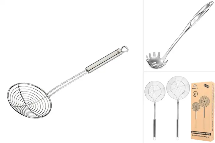 Detailed view of 10 Best Noodle Lifters for Safe, Slip-Free Cooking