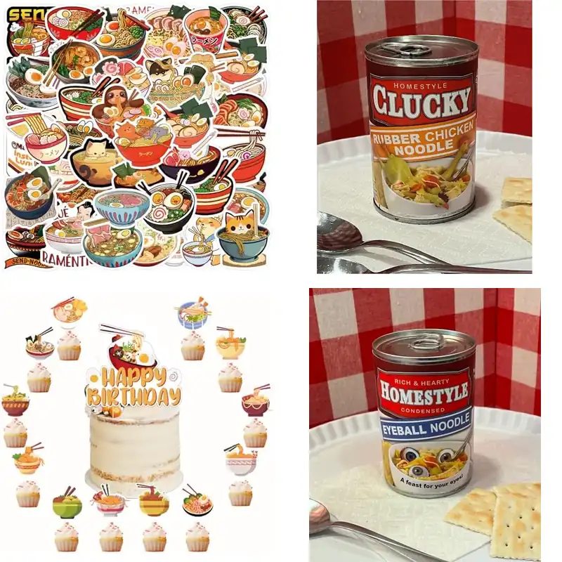 7 Best Noodle Soup Party Favors and Decorations That Wow