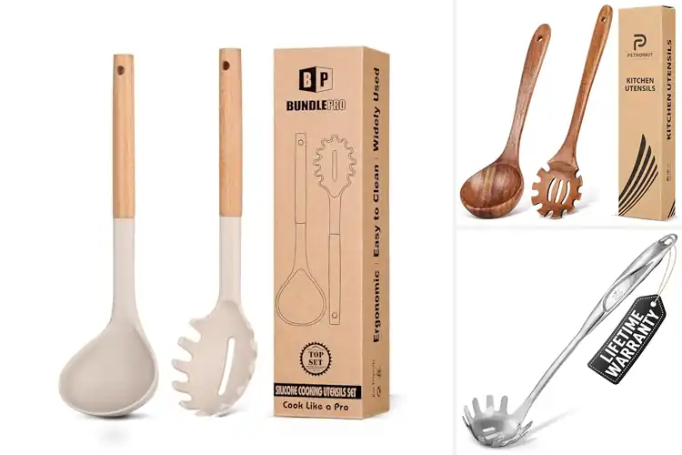 Detailed view of 10 Best Noodle Spoons for Perfect Soup & Pasta