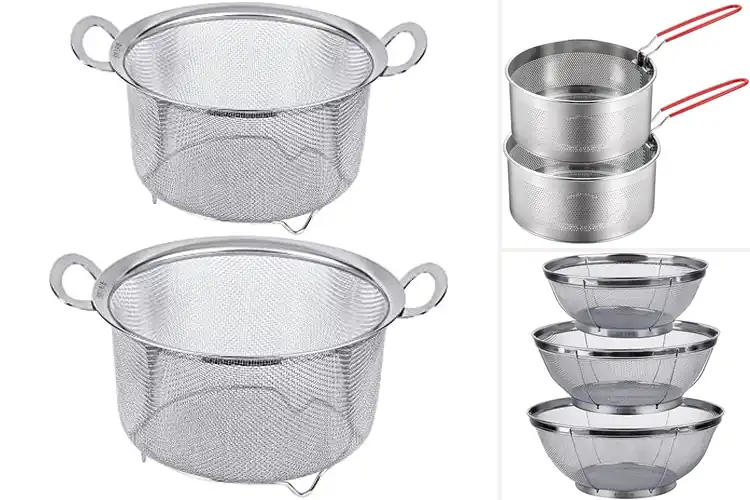 Detailed view of 10 Best Noodle Strainers for Effortless Cooking & Easy Cleanup