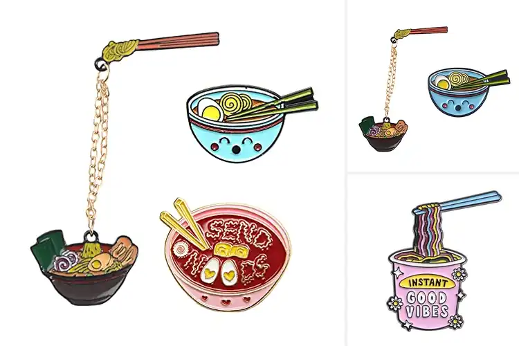 Detailed view of 10 Best Noodles Brooches to Instantly Boost Your Style