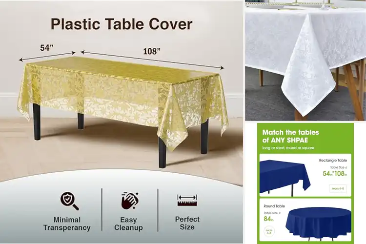 Detailed view of 10 Best Occasion Tablecloths: Make Meals Special