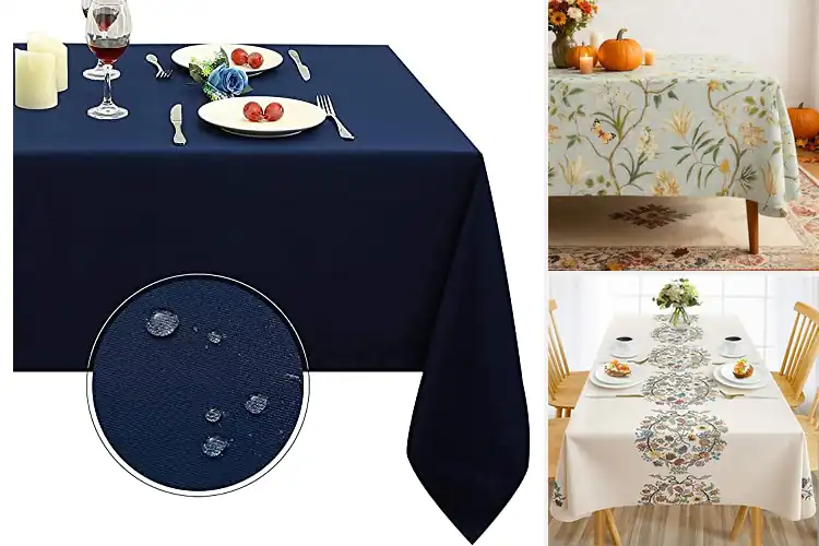 Detailed view of 10 Best Oil-Proof Tablecloths: Wipe-Clean Dining