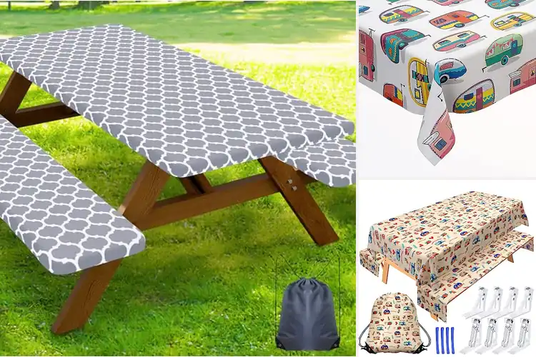 Detailed view of 10 Best Outdoor Camping Tablecloths for Mess-Free Meals