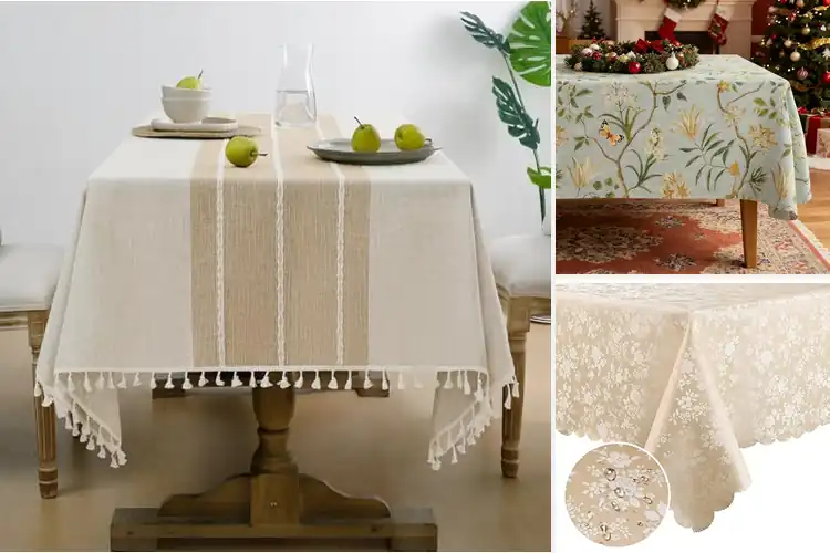 Detailed view of 10 Best Outdoor Dining Tablecloths for Waterproof Bliss