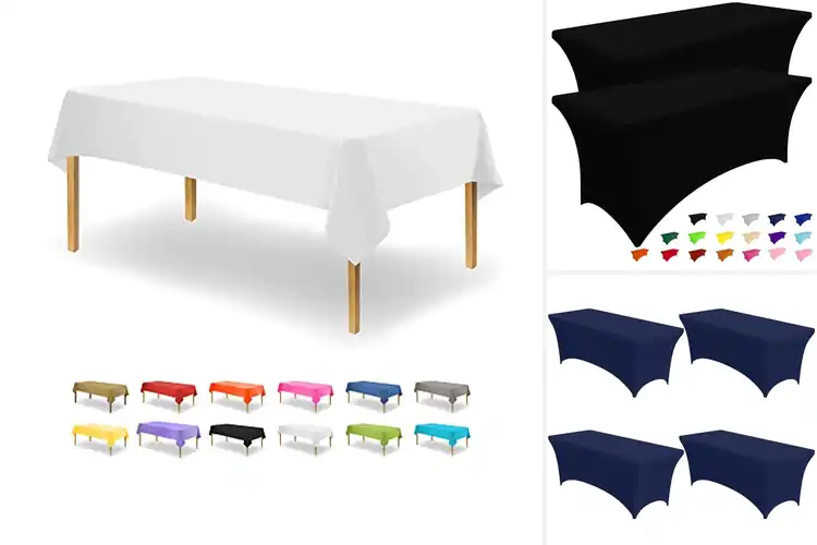 Detailed view of 10 Best Outdoor Event Tablecloths: Style Your Next Gathering