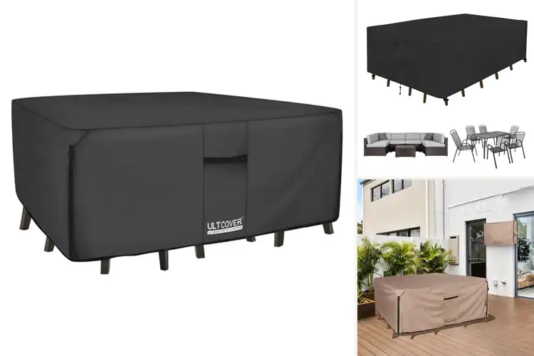 Detailed view of 10 Best Outdoor Table Cover: Keep Tables New & Clean