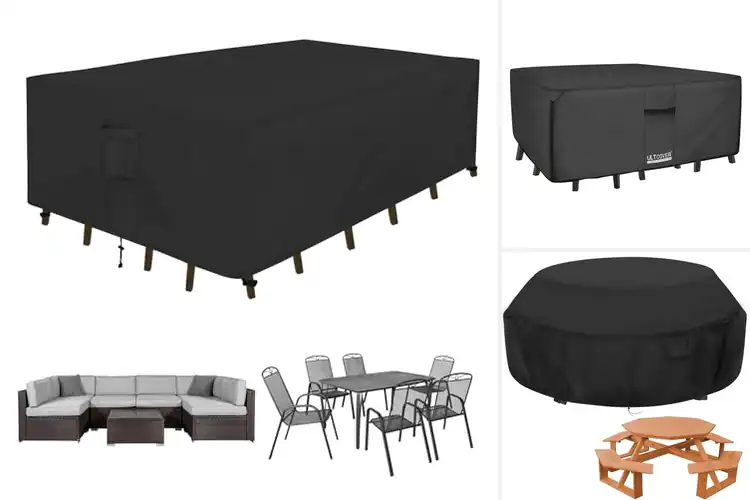 Detailed view of 10 Best Outdoor Table Covers: Protect Your Patio Now