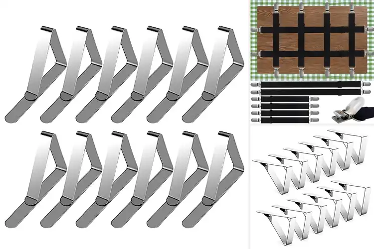 Detailed view of Best Outdoor Tablecloth Holders